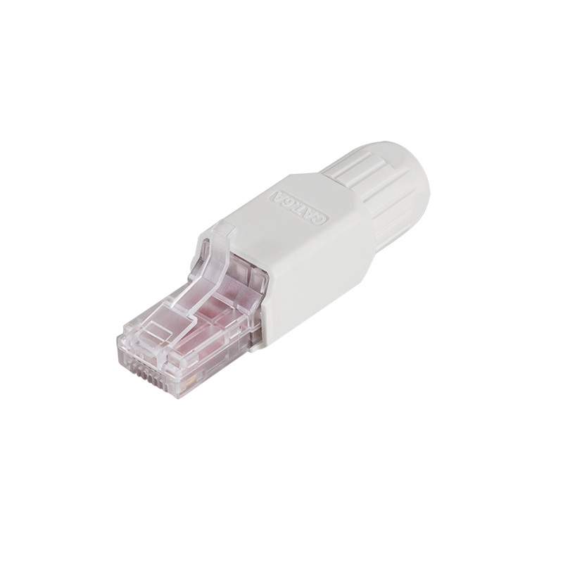 Produktbild MVT 200 108  -  Feldkonfektionierbarer Cat.6A RJ45 Stecker, werkzeugfreie Montage